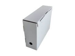 Fasonowe pudełko Archiwizacyjne Białe Karton Fala B